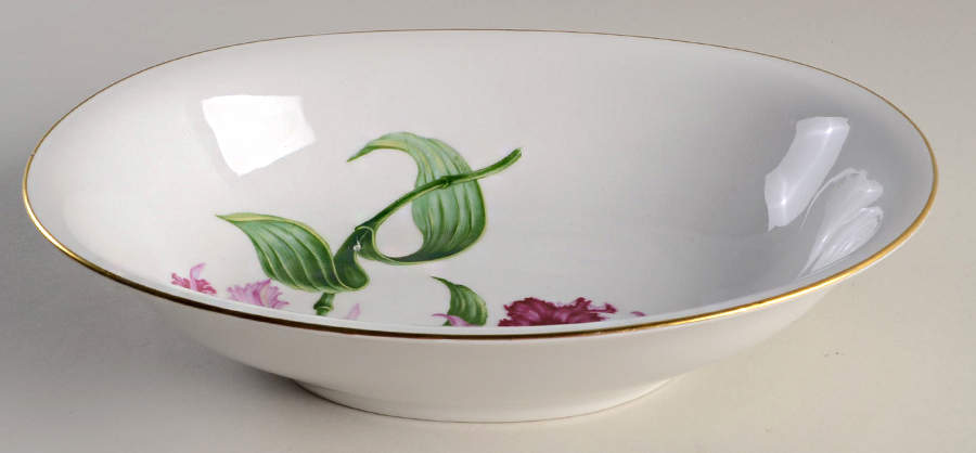 Orchid 10" Oval Vegetable Bowl by Heinrich - H&C-1