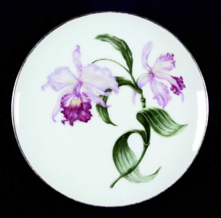 Orchid Bread & Butter Plate by Heinrich - H&C-1