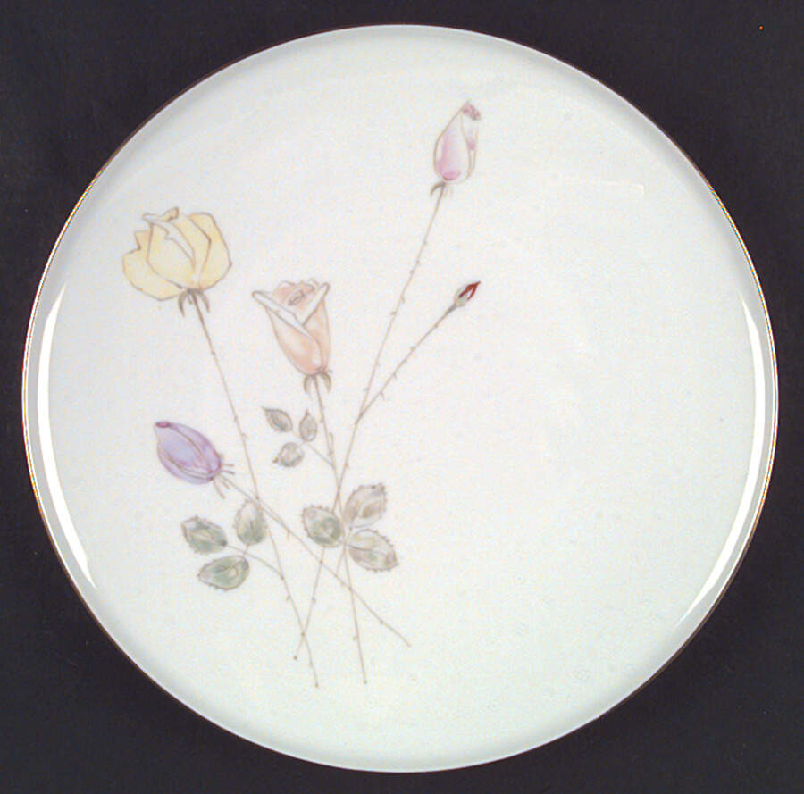 Pastel Bud Dinner Plate by Heinrich - H&C-1