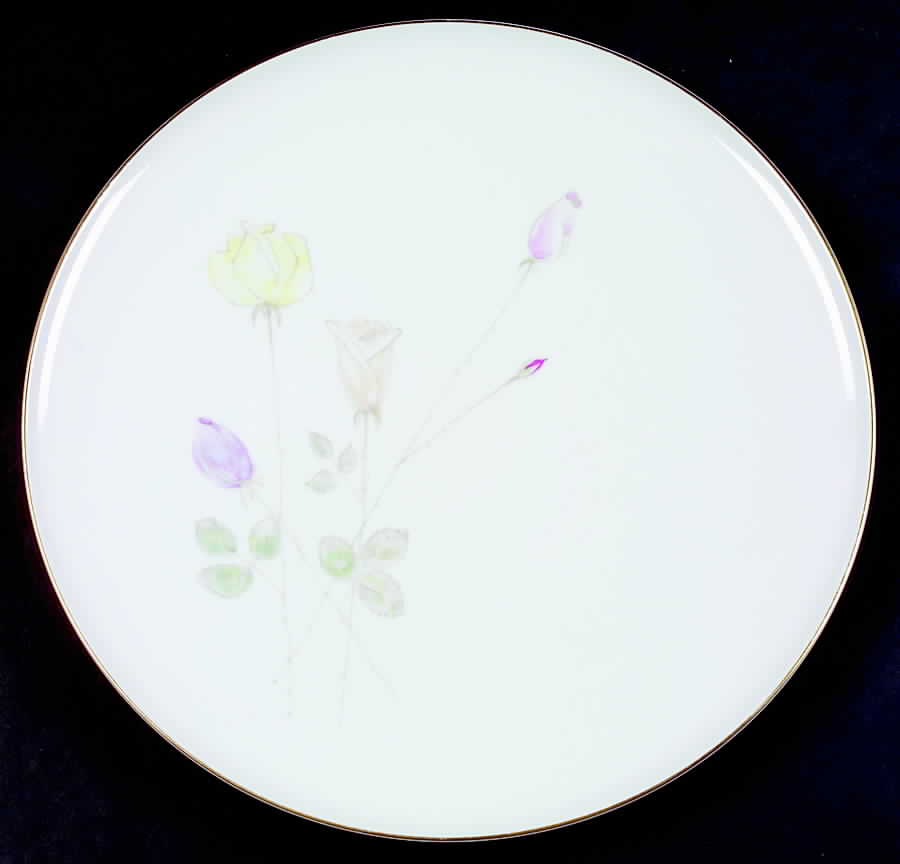 Pastel Bud 11" Chop Plate (Round Platter) by Heinrich - H&C-1