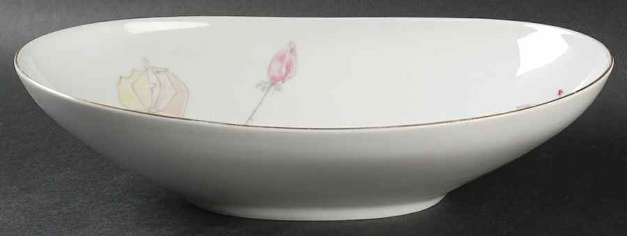 Pastel Bud 10" Oval Vegetable Bowl by Heinrich - H&C-1