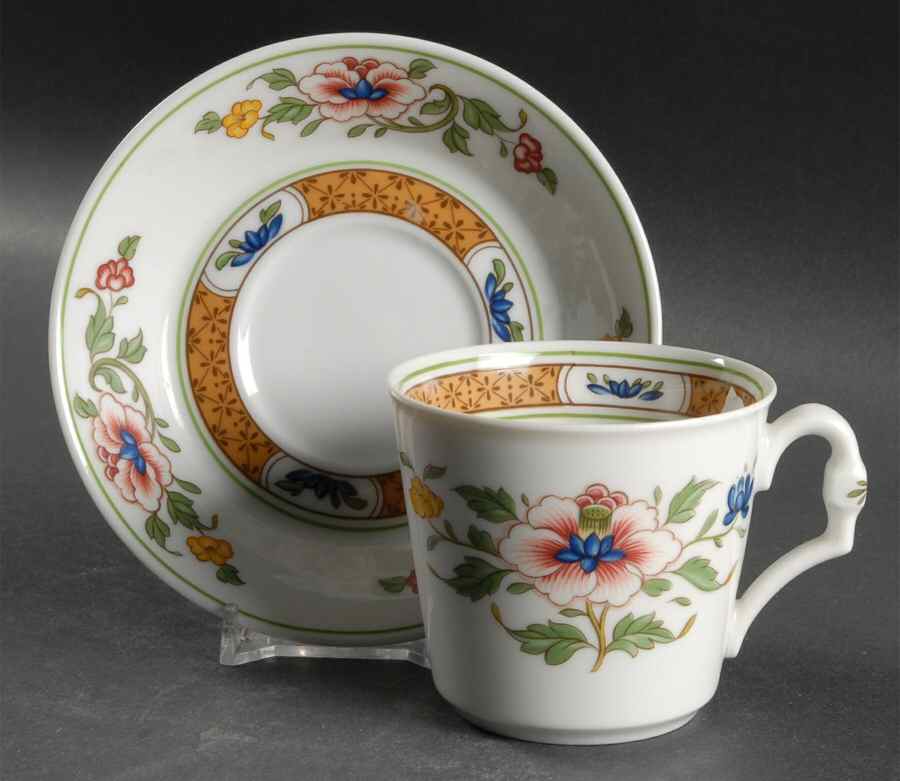 Parnass Flat Cup & Saucer Set by Heinrich - H&C-1