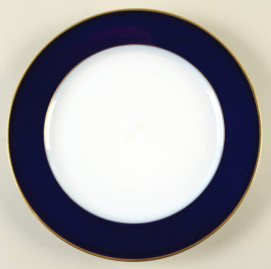 Pennon Blue Salad Plate by Heinrich - H&C-1