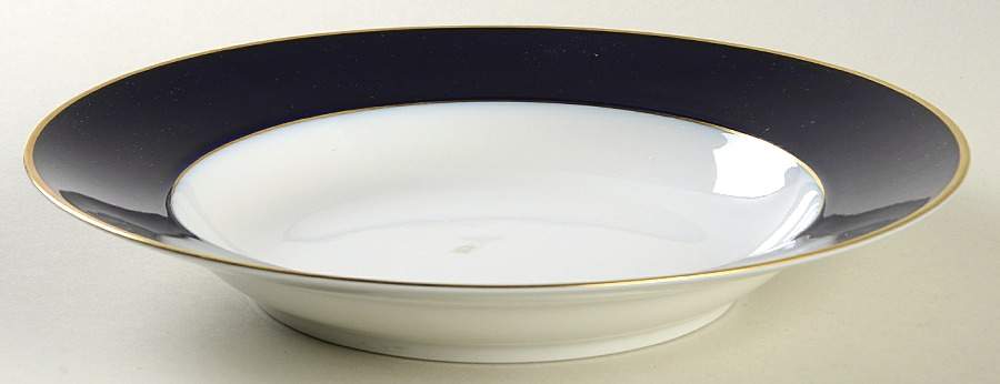 Pennon Blue Large Rim Soup Bowl by Heinrich - H&C-1