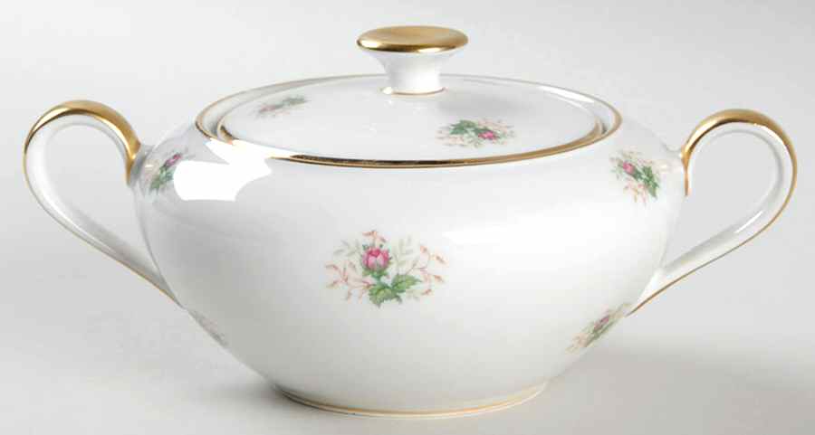 Petite Rose Sugar Bowl & Lid by Heinrich - H&C-1