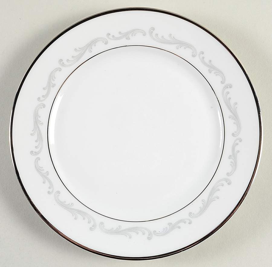 Platinum Arc Bread & Butter Plate by Heinrich - H&C-1