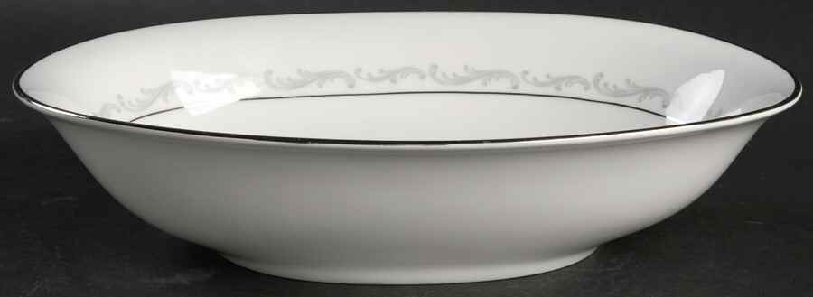 Platinum Arc 10" Oval Vegetable Bowl by Heinrich - H&C-1