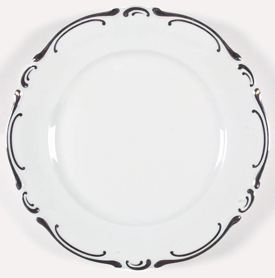 Platinum Baroque Dinner Plate by Heinrich - H&C-1