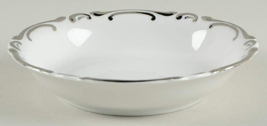 Platinum Baroque Fruit/Dessert (Sauce) Bowl by Heinrich - H&C-1