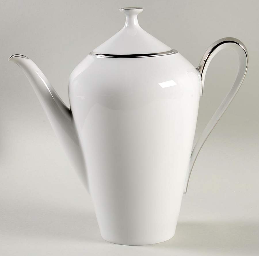 Platinum Band Coffee Pot & Lid by Heinrich - H&C-1