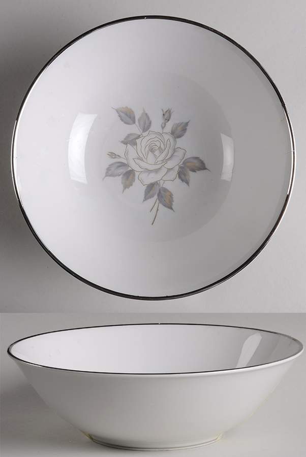 Platinum Rose 9" Round Vegetable Bowl by Heinrich - H&C-1