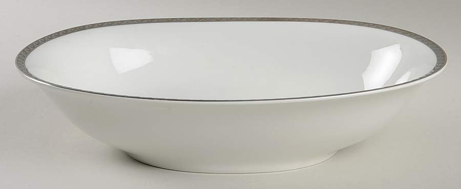 Platinum Wave 10" Oval Vegetable Bowl by Heinrich - H&C-1