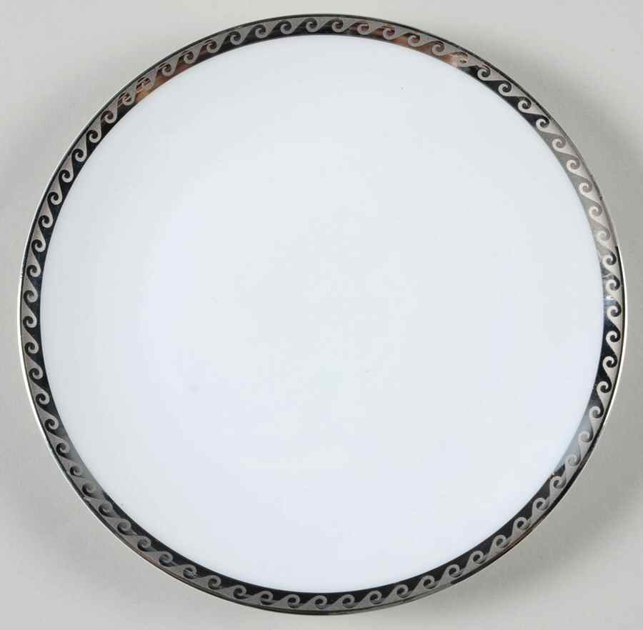 Platinum Wave Bread & Butter Plate by Heinrich - H&C-1