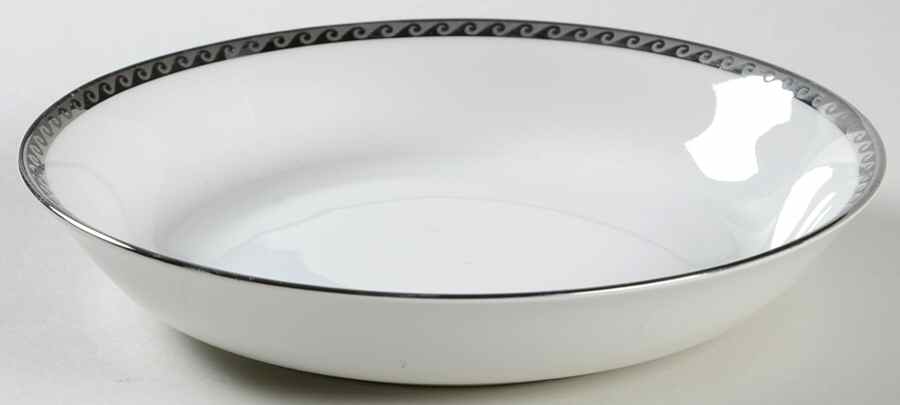 Platinum Wave Coupe Soup Bowl by Heinrich - H&C-1