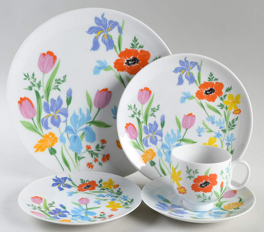 Primavera 5 Piece Place Setting by Heinrich - H&C-1