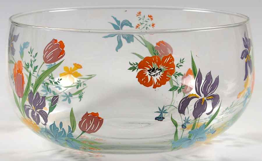 Primavera 9" Glassware Salad Bowl by Heinrich - H&C-1