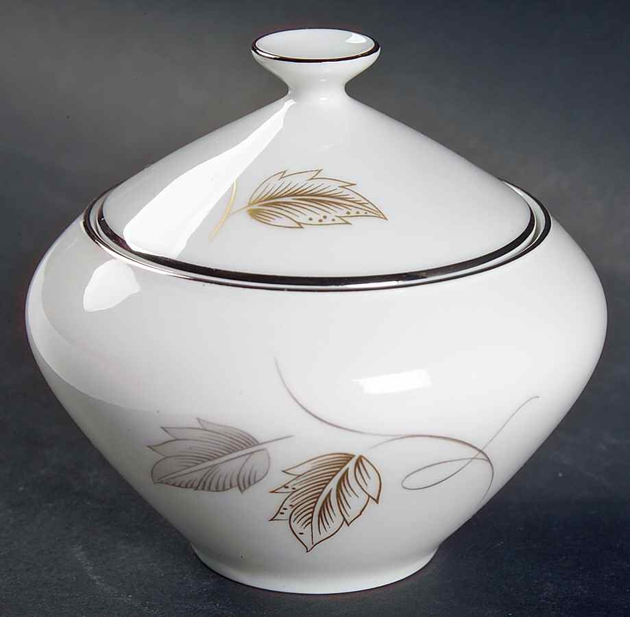 Reverie (Platinum Trim) Sugar Bowl & Lid by Heinrich - H&C-1