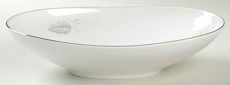Reverie (Platinum Trim) 10" Oval Vegetable Bowl by Heinrich - H&C-1
