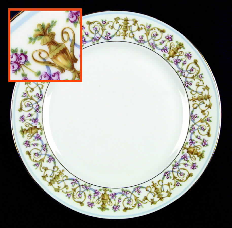 Rococco Dinner Plate by Heinrich - H&C-1