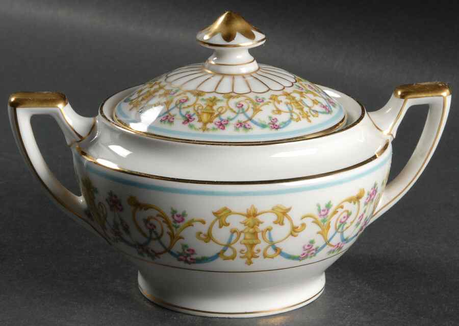 Rococco Sugar Bowl & Lid by Heinrich - H&C-1