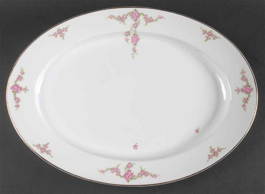 Rosalinda 16" Oval Serving Platter by Heinrich - H&C-1