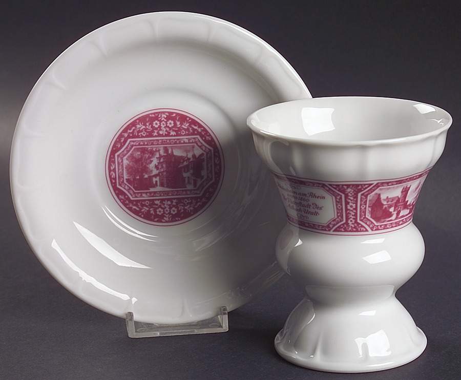 Rudesheimer Footed Cup & Saucer Set by Heinrich - H&C-1