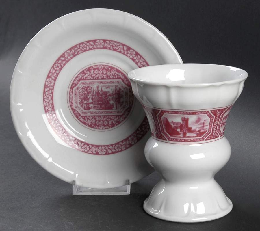 Rudesheimer Footed Cup & Saucer Set by Heinrich - H&C-1