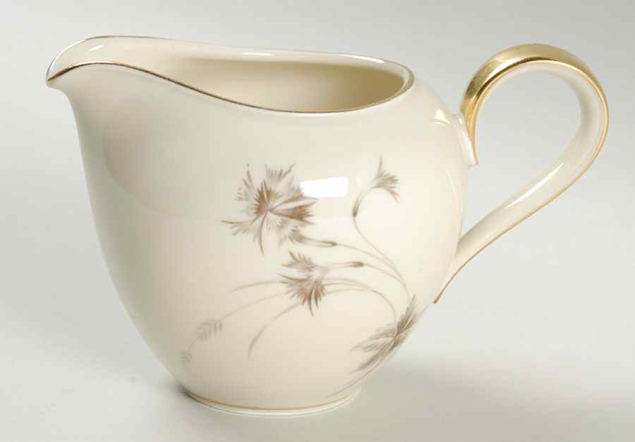 Sepia (Ivory, Gold Trim) Creamer by Heinrich - H&C-1