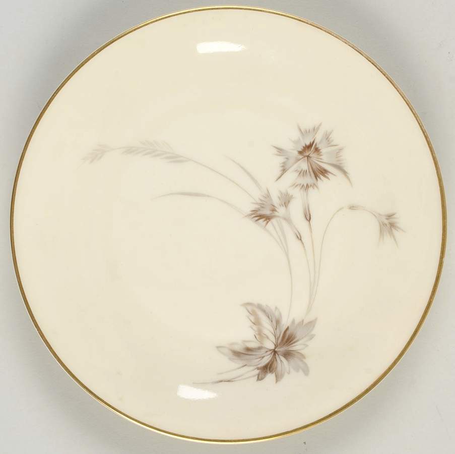 Sepia (Ivory, Gold Trim) Bread & Butter Plate by Heinrich - H&C-1