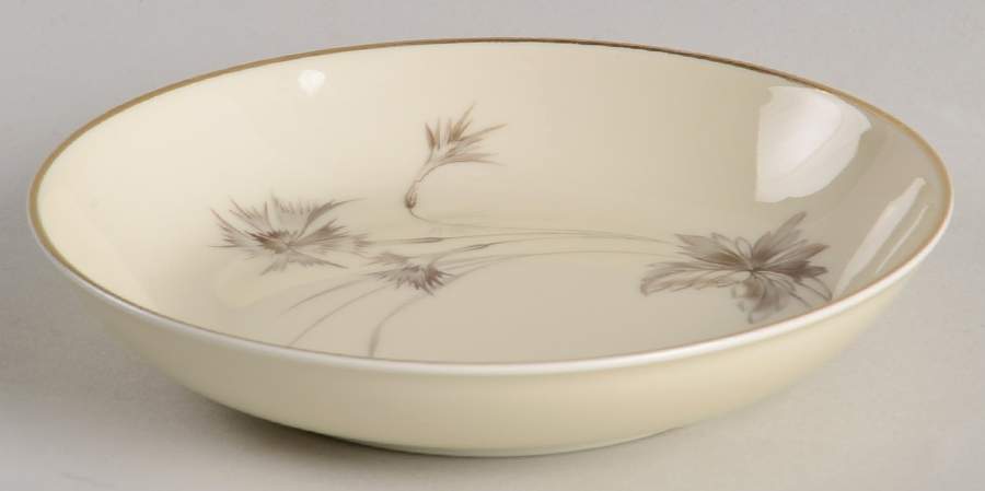 Sepia (Ivory, Gold Trim) Fruit/Dessert (Sauce) Bowl by Heinrich - H&C-1