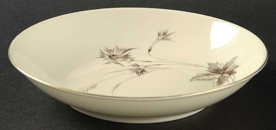 Sepia (Ivory, Gold Trim) Coupe Soup Bowl by Heinrich - H&C-1