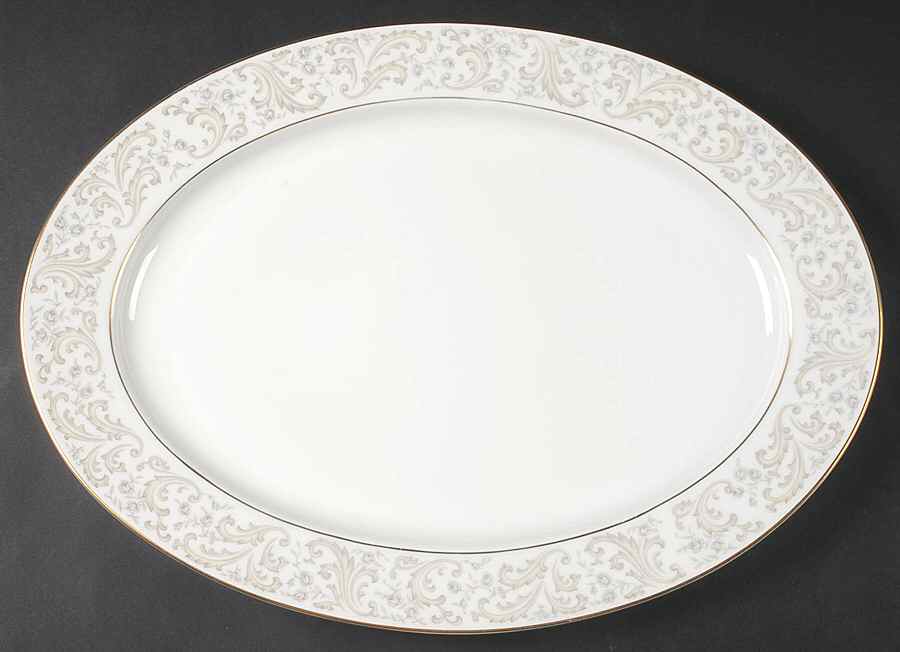 Serenade 16" Oval Serving Platter by Heinrich - H&C-1