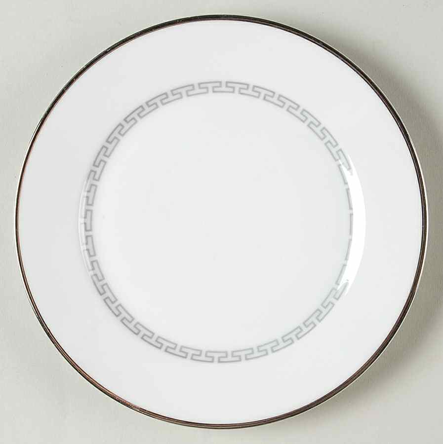 Silver Key Greek Key Bread & Butter Plate by Heinrich - H&C-1