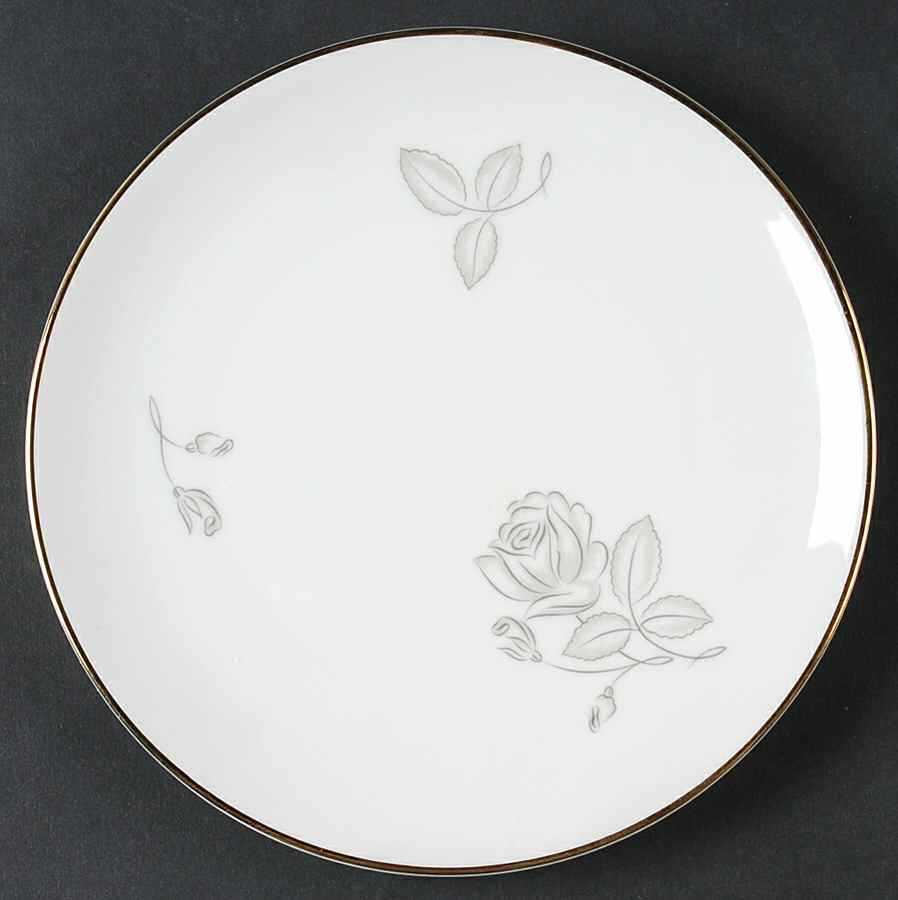 Silver Rose Bread & Butter Plate by Heinrich - H&C-1