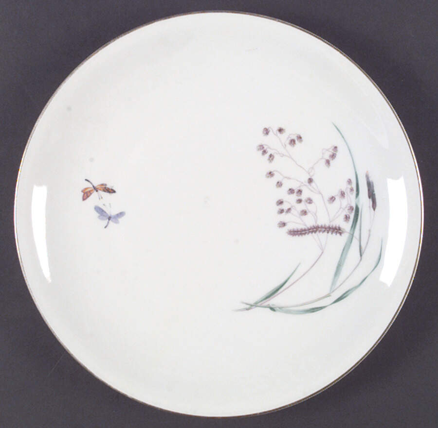 Sommer (Coupe, Smooth, Gold Trim) Dinner Plate by Heinrich - H&C-1
