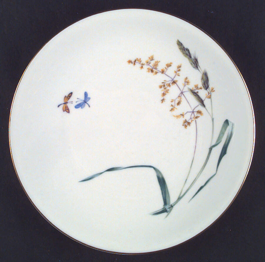 Sommer (Coupe, Smooth, Gold Trim) Dinner Plate by Heinrich - H&C-1