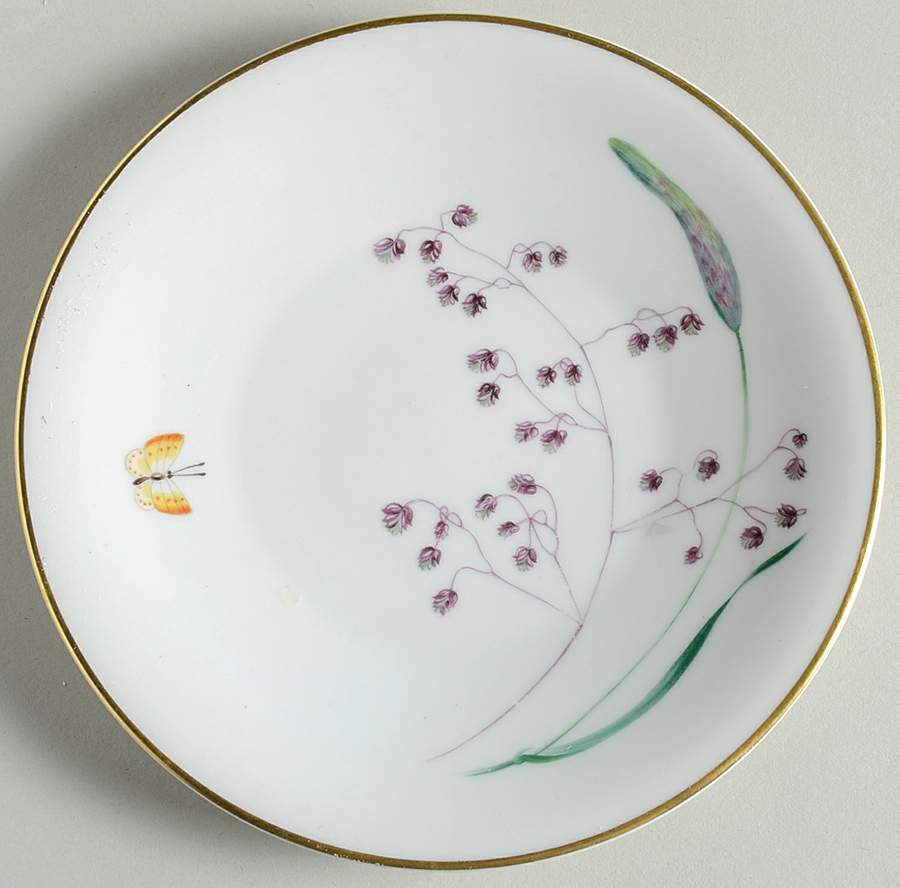 Sommer (Coupe, Smooth, Gold Trim) Bread & Butter Plate by Heinrich - H&C-1