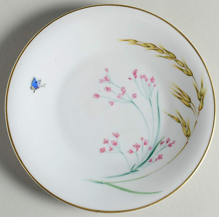 Sommer (Coupe, Smooth, Gold Trim) Bread & Butter Plate by Heinrich - H&C-1