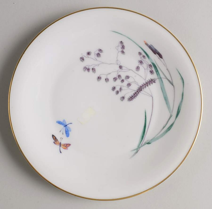 Sommer (Coupe, Smooth, Gold Trim) Salad Plate by Heinrich - H&C-1