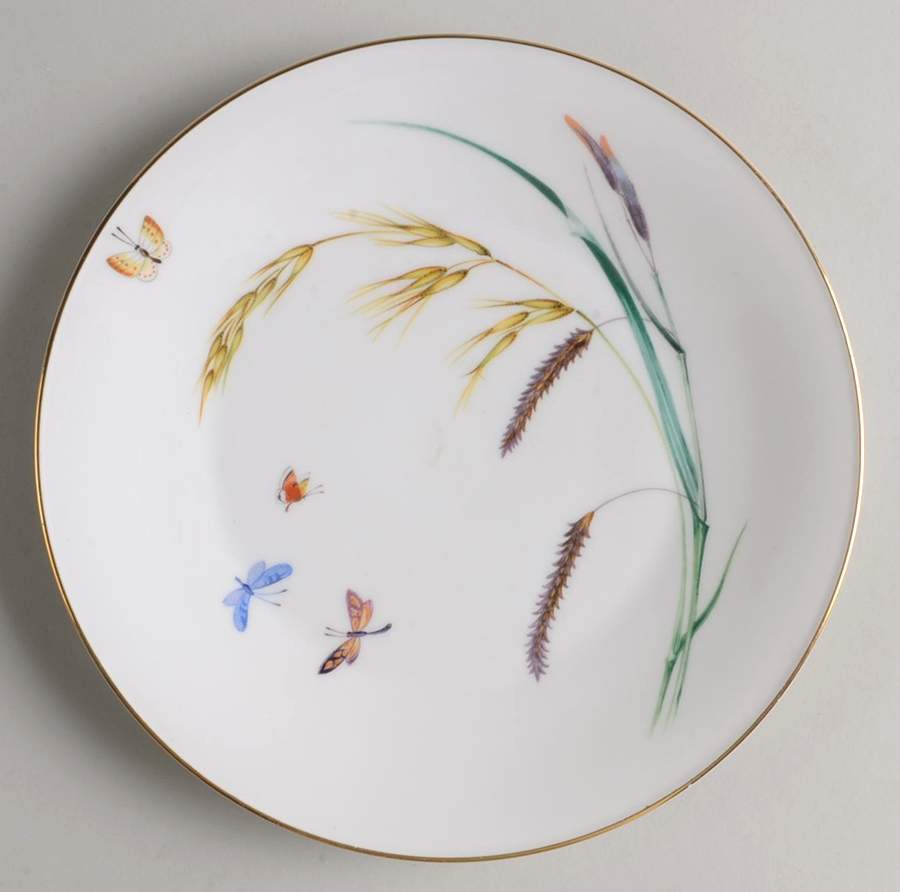 Sommer (Coupe, Smooth, Gold Trim) Salad Plate by Heinrich - H&C-1