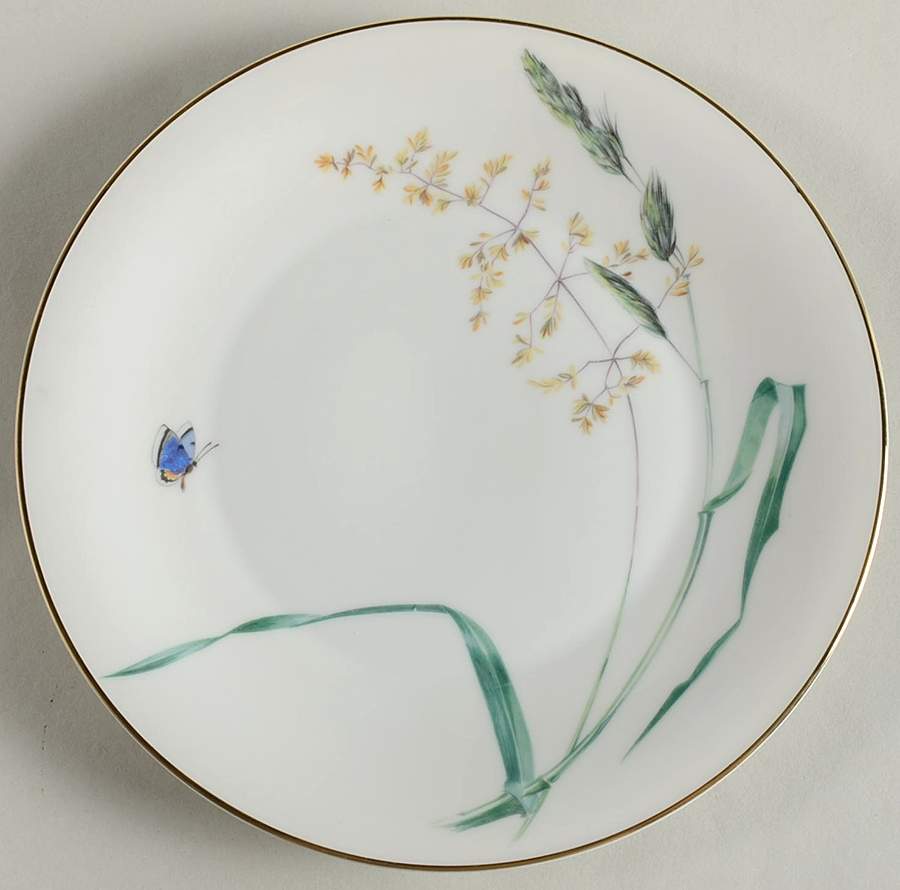 Sommer (Coupe, Smooth, Gold Trim) Salad Plate by Heinrich - H&C-1