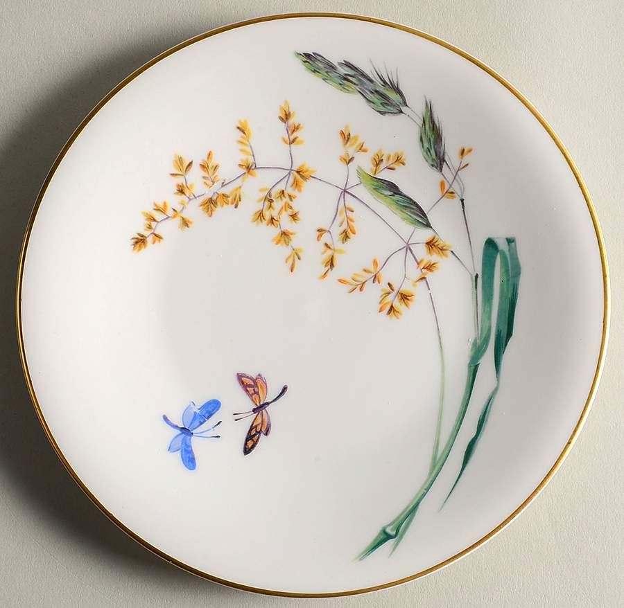 Sommer (Coupe, Smooth, Gold Trim) Bread & Butter Plate by Heinrich - H&C-1