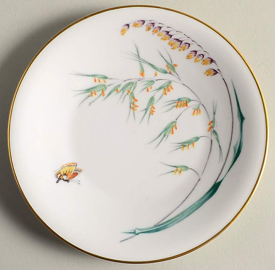 Sommer (Coupe, Smooth, Gold Trim) Bread & Butter Plate by Heinrich - H&C-1