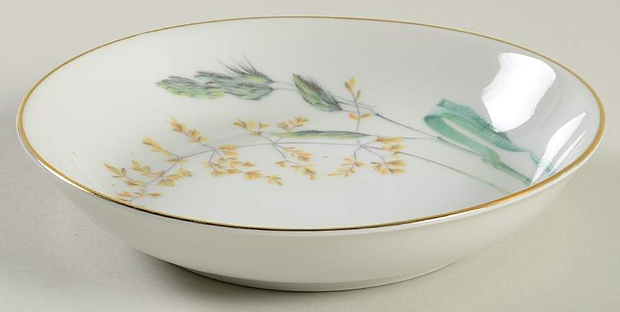 Sommer (Coupe, Smooth, Gold Trim) Fruit/Dessert (Sauce) Bowl by Heinrich - H&C-1