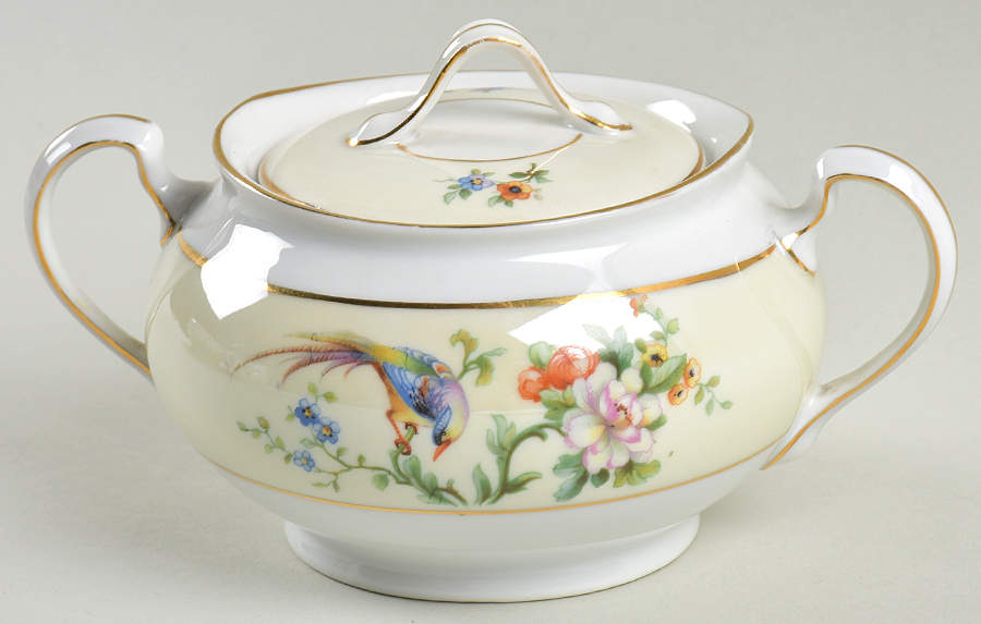 Songbird Sugar Bowl & Lid by Heinrich - H&C-1