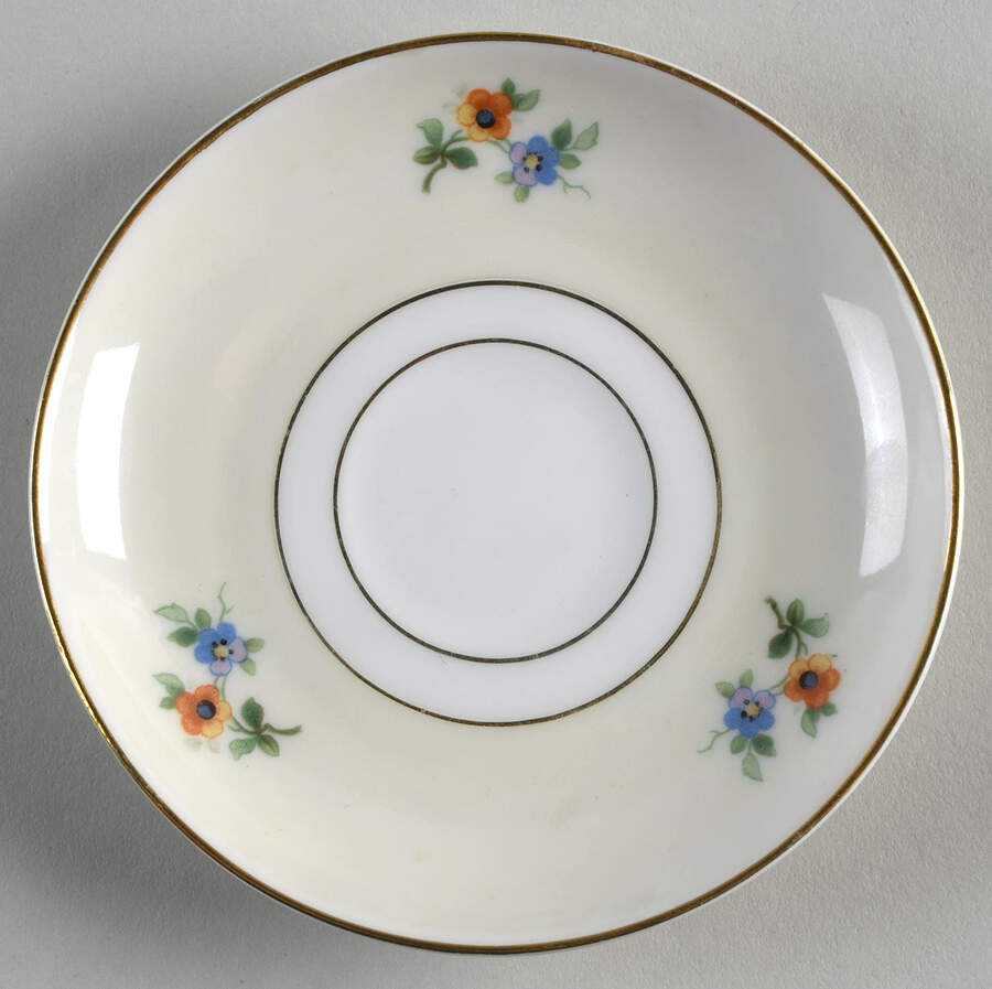 Songbird Saucer for Flat Demitasse Cup by Heinrich - H&C-1