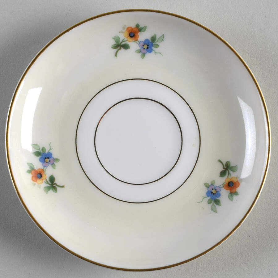Songbird Saucer for Flat Demitasse Cup by Heinrich - H&C-1