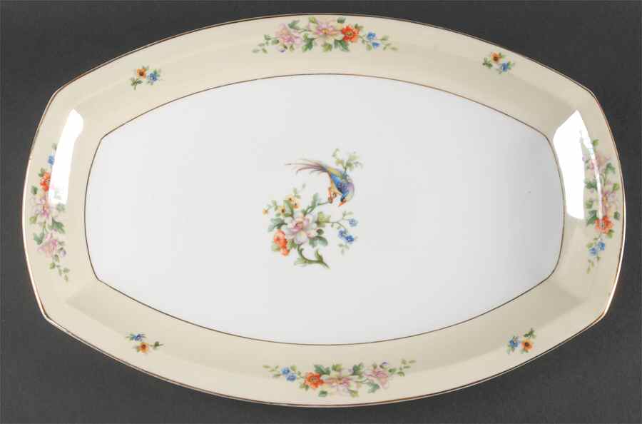 Songbird 16" Oval Serving Platter by Heinrich - H&C-1