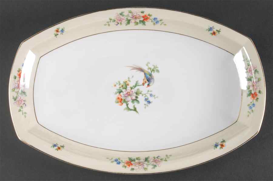Songbird 15" Oval Serving Platter by Heinrich - H&C-1