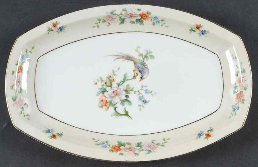 Songbird 11" Oval Serving Platter by Heinrich - H&C-1